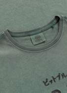 Pitbull Sports Denim Washed T-Shirt MT. FUJI